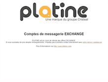Tablet Screenshot of exchange-2007.platine.com